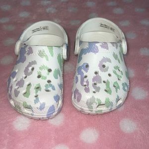 Babygirl Cheetah Crocs